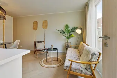 Image de Bel appartement avec jardin commun