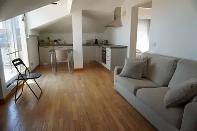 Appartement à Bergame avec 1 chambres à coucher, 2 couchages