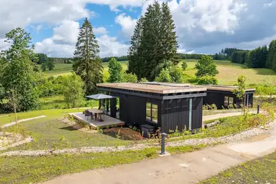 Image de Joli lodge avec sauna dans une station naturelle