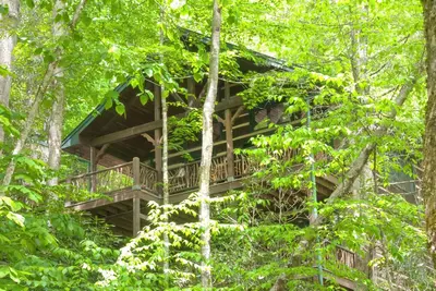Image de Cherokee Lodge-Pet Friendly, Luxury Log Cabin Rental, Hot Tub, 2 Fireplaces, Fishing- Nantahala Nc.