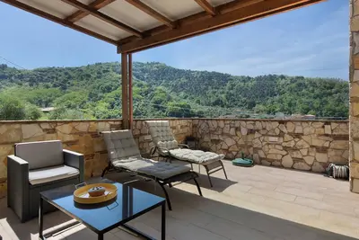 Image de Maison de vacances 'La Dolce Vita' avec vue sur lac, Wi-Fi et climatisation