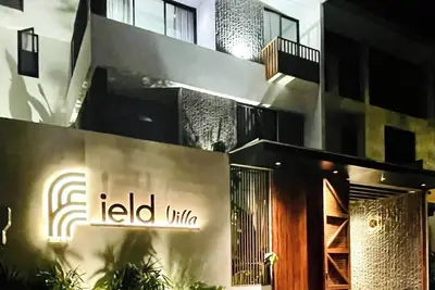 Villa bên cánh đồng lúa Bà Rịa. Cảm nhận không gian gần gũi thiên nhiên.