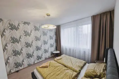 Image de Charming 1-bedroom apartment with underground parking, WiFi, in lovely Ružinov