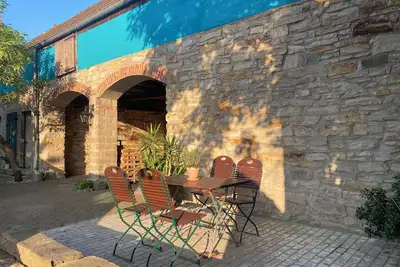 Image de Hofgohlis apartment between Dresden, Radebeul and Meißen directly on the Elbe cycle path