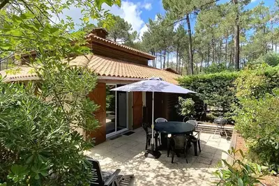 Image de Pavillon mitoyen 1 chambre + mezzanine, 4 pers, résidence avec piscine