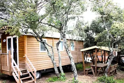 Image de Roulotte Climatisée - 2 ch - 26. 08m² / Cigale, Grillon, Chardonnet, Mésange 4 personnes