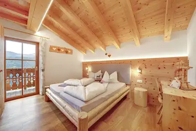 Image de Appartement \"Niederhaushof\" avec vue sur les montagnes, balcon et Wi-Fi