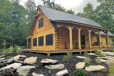 Image de Escape to Wisp Mountain. New Log Home. Near Deep Creek Lake, Wisp Resort, Hot Tub