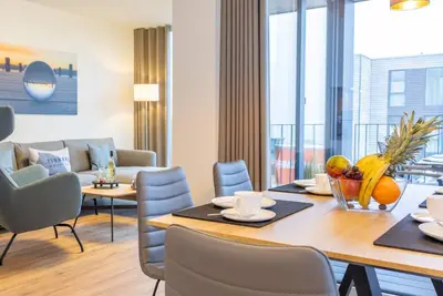 Image de BeltBlick 22 - Stylish vacation apartment with sauna right on the Baltic Sea!