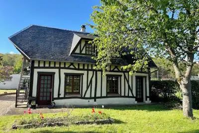 Image de Maison normande avec grand jardin proche de Paris