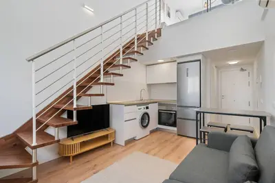 Image de duplex con terraza y garaje de alquiler temporal
