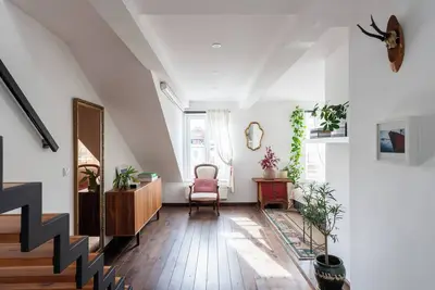 Image de Charmant appartement de Prague à Vršovice avec terrasse sur le toit