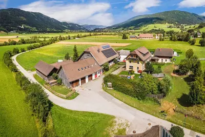Image de Appartement 'Meissnizter Dabauernhof - Seeblick' avec vue sur la montagne et Wi-Fi