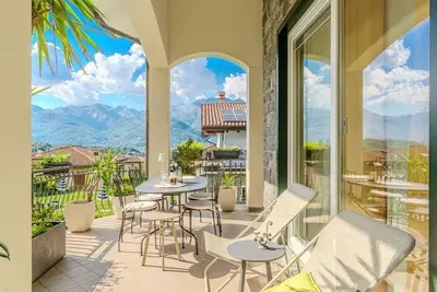 Image de Merveilleuse maison de vacances avec climatisation, Wifi, Tv, balcon, vue panoramique et parking