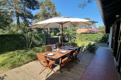 Image de Capbreton. Villa Alameat avec 3 chambres. Climatisation. Wifi gratuit par la fibre.