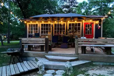 Lake view cabin&creek-Sam Houston national forest