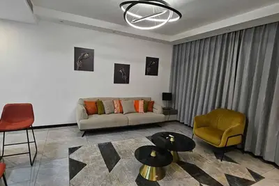 Image de Cosy stylish 1 bed Apartment with rooftop pool ina residential area of Gombe
