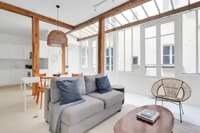 Image de Blueground | Raspail - Montparnasse, furnished