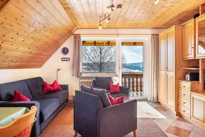 Image de Appartement \"Hochfirst\" avec vue sur les montagnes, terrasse partagée et Wi-Fi