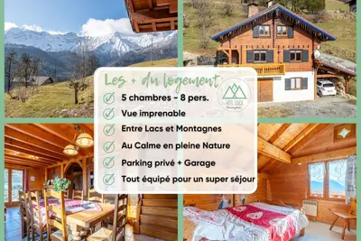 Image de Chalet au calme avec vue sur les montagnes! Idéal pour les familles.