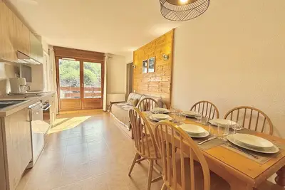 Image de Appartement 3 pièces à Flumet pour 6 personnes avec balcon