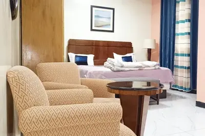 Image de Amsy Hotel a la cite Keur gorgui avec des chambres