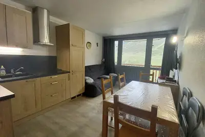 Image de T2 35m2 Tourmalet-Mongie 3 étoiles pied pistes park couvert Wifi Canal Netflix
