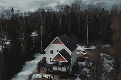 Image de Bord de l'eau, Spa, Sauna, Bain Froid Quai Privé, Pêche, Vue