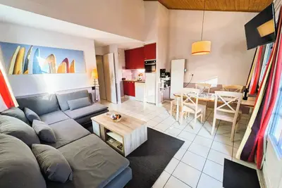 Image de appart 4 pers piscine chauffée, océan, golf, piste cyclable