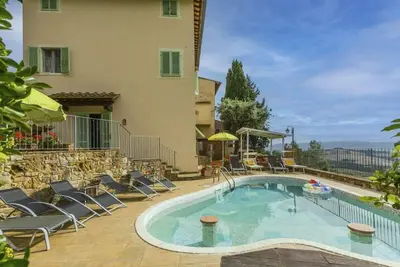 Image de Maison de vacances Montaione pour 1 - 11 personnes avec 5 chambres à coucher - Maison de vacances