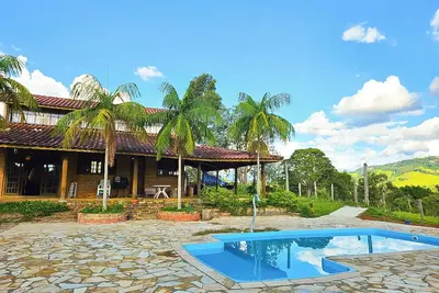 Image de Castelinho Joanópolis: incredible view of the dam, swimming pool and adventure for the family