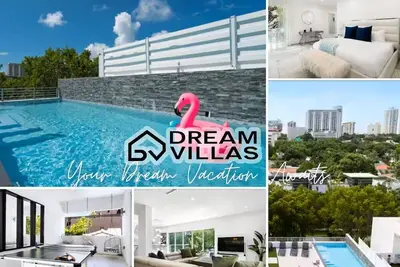 Image de Brickell Lux Villa, Rooftop Pool, City Lights, Bbq