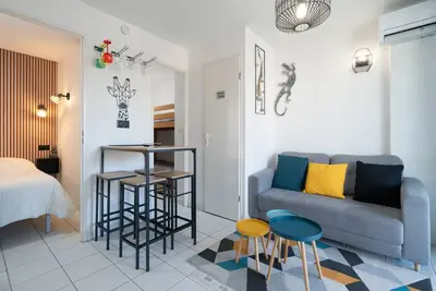 Image de Joli appartement avec jardin, proche de la mer, 4 pers