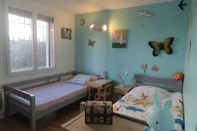 Image de Jolie T3, Rez de jardin, grande terrasse, à 2min à pieds de la Plage (100m)