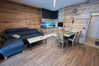 Image de Cozy apartment close to ski centre Říčky, ideal for a family or couple.