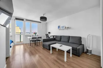 Image de Mokotów Studio- 14th Floor, Balcony - by Rentujemy