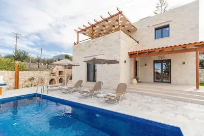 Image de Villa Blini - Villa de vacances à Plaka, sur l’île de Crète.