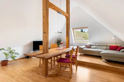 Appartement 'Buche' avec vue sur les montagnes, terrasse partagée et Wi-Fi