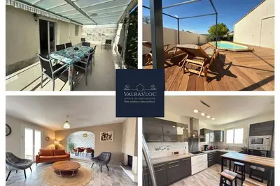 Image de Oasis privée à Vendres piscine et confort moderne