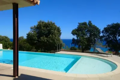 Image de Villa 2/12 pers, piscine privée vue mer, plage 700 m - Favone (Corse du sud)