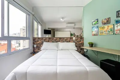 Av1204 - Studio for 4 guests Rua avanhandava