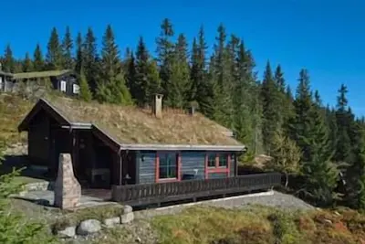 Image de Centrally located cottage at Sjusjøen ski center.