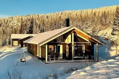 Image de Brand new large cabin with sauna and ski in out