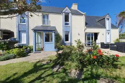 Maison vue mer pour 6, à 100m de la plage
