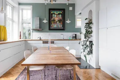 Spacious, beautiful apartment with garden and parking- close to city center