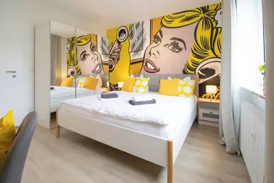 Image de New! 2 room apartment for up to 5 people | close to the city center