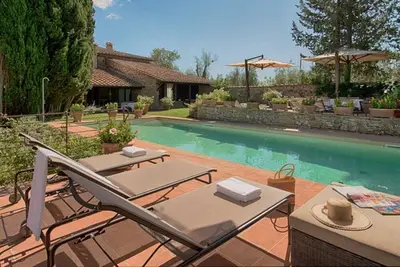 Image de Villa Castellina located in an organic boutique winery,