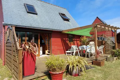 100m de la plage, maison sur la dune pour 5