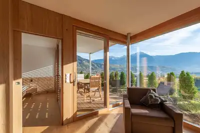 Image de Chalet 'Moosbichlerhof Camelia' avec vue sur la montagne, piscine partagée et Wi-Fi
