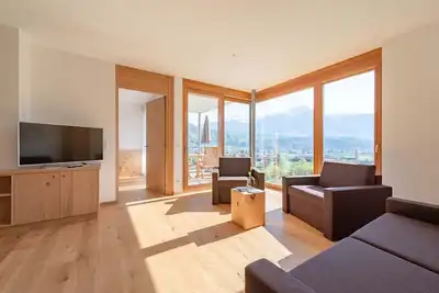 Image de Chalet 'Moosbichlerhof Rosalia' avec vue sur la montagne, piscine partagée et Wi-Fi